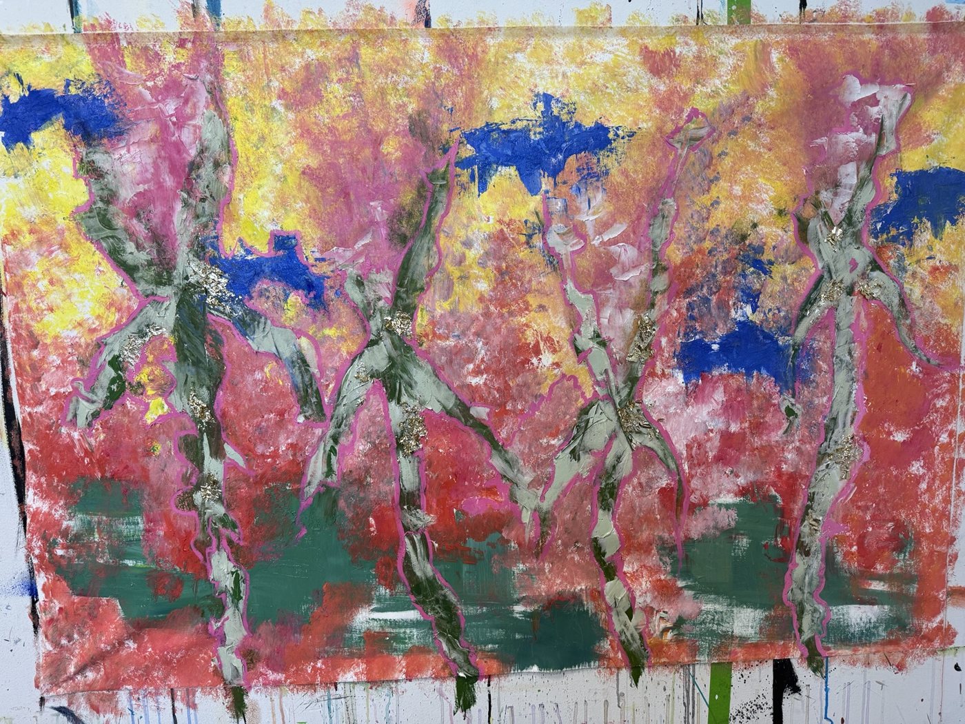 Ladies Who Lunch, original painting by Farrah Scott