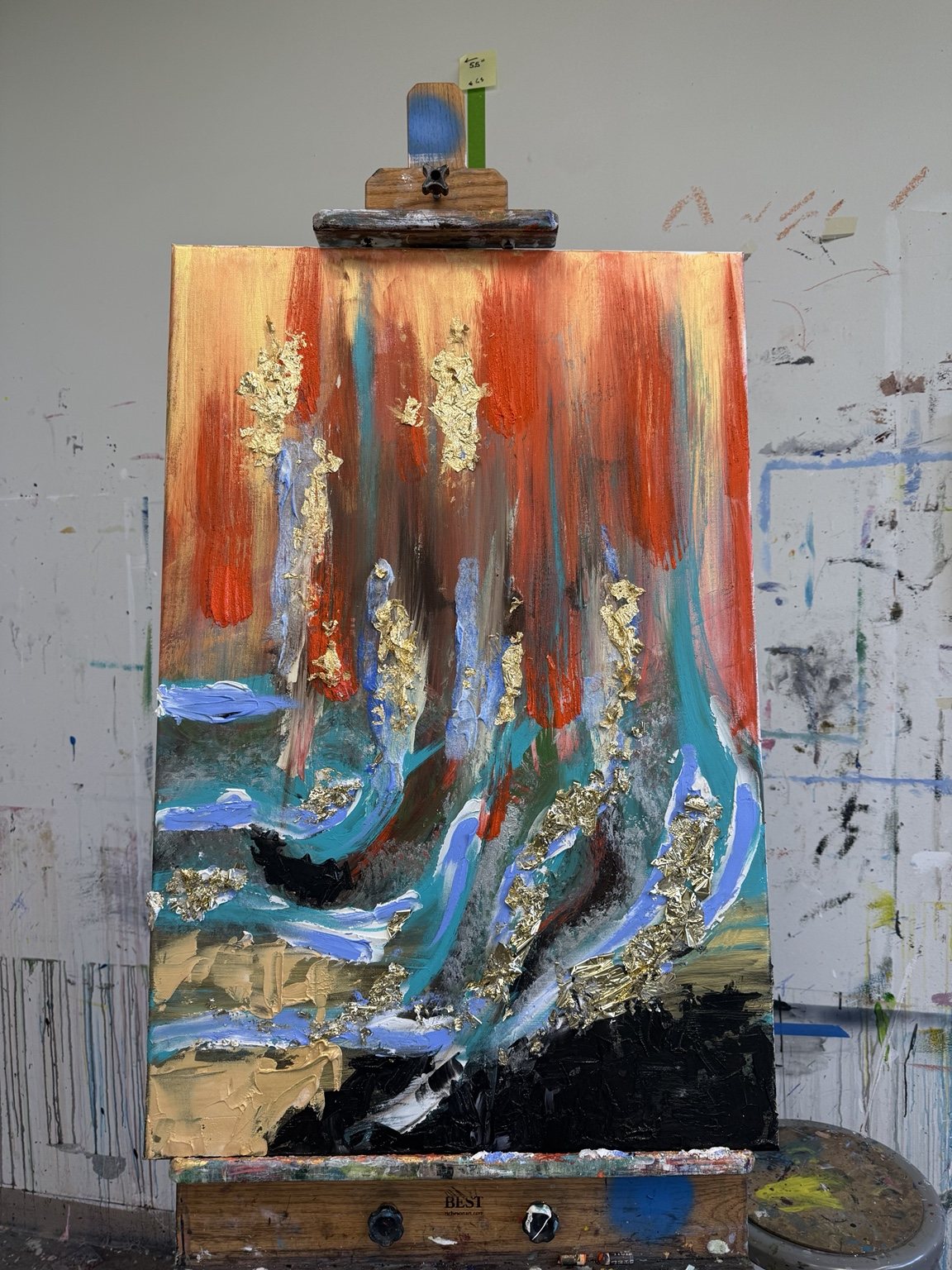 Old Money, New Rules, original painting by Farrah Scott